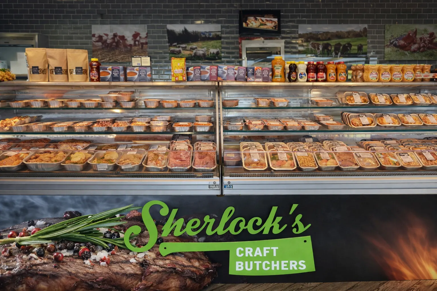 Quality meats from Sherlock's Craft Butchers